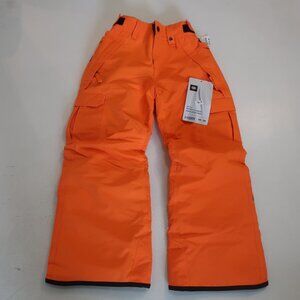 NWT Boys Infidry Orange Infinity Cargo Insulated Ski Pants S